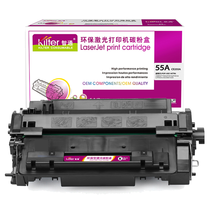 智通（ZT） ZT-CE255A 硒鼓 6000页 （单位：个） 适用机型HP LaserJetP3015 LaserJetP3015d 黑色