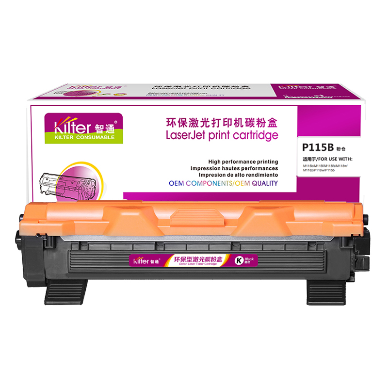 智通（ZT） P115B 粉盒 1500页 （单位：个） 适用机型Xerox M115b M115f M115fs M118w M118z P115b P118w 黑色