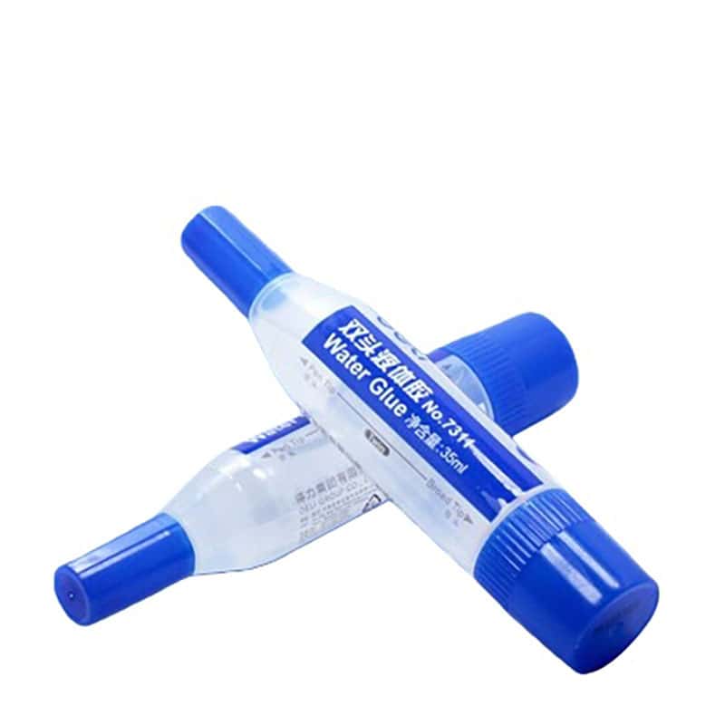得力7311双头液体胶(蓝)