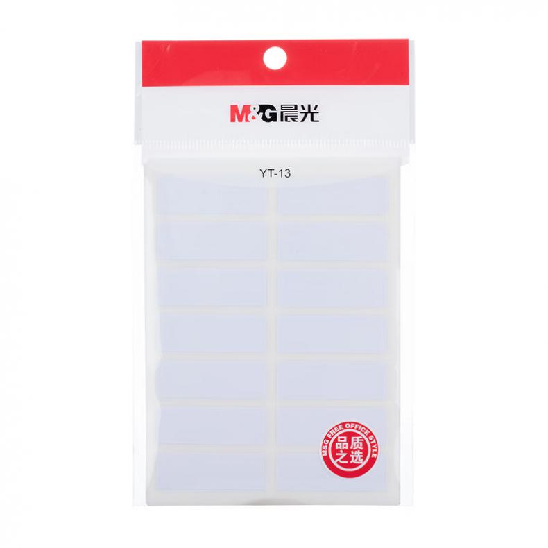 晨光（M&G） YT-13 自粘性标签 38*13mm 140枚/包 （单位：包）  白色