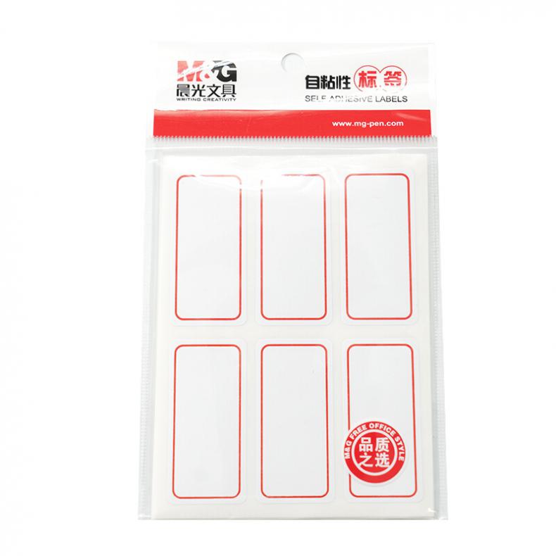 晨光（M&G） YT-05 自粘性标签 6枚/张 10张/包 （单位：包）  红色