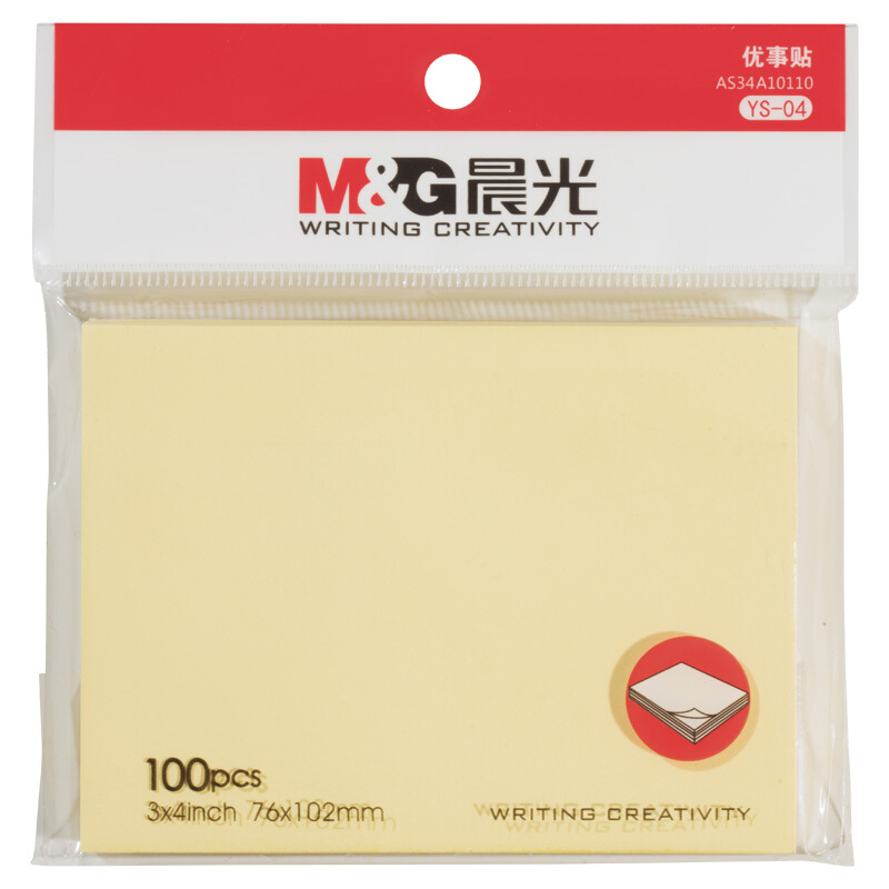 晨光（M&G） YS-04 3X4优事贴 100页（单位：本）