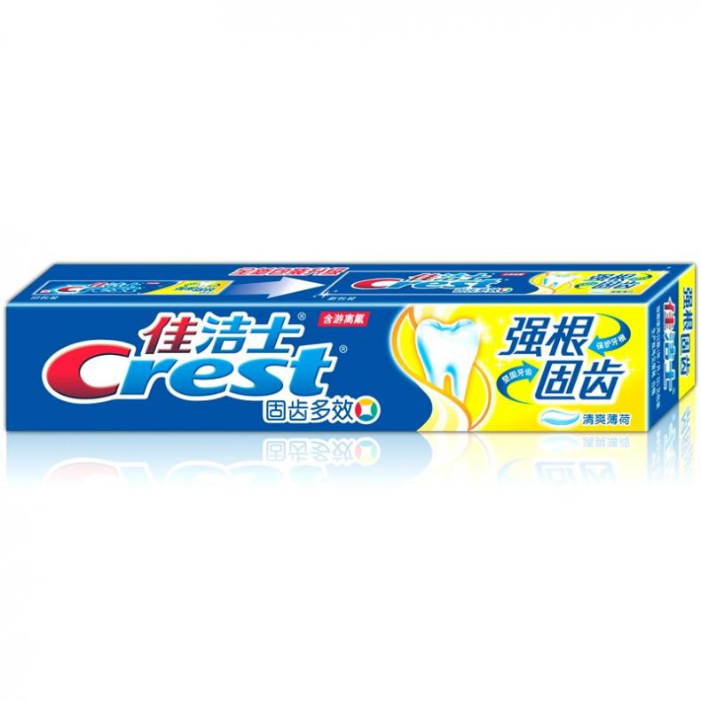 佳洁士 清爽薄荷 强根固齿牙膏 140g （单位：支） 新老包装随机 