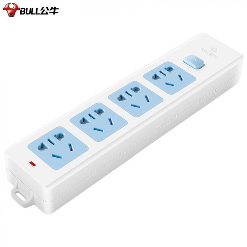 公牛（BULL） GN-414K 新国标无线插座 4位总控 （单位：个）  白色