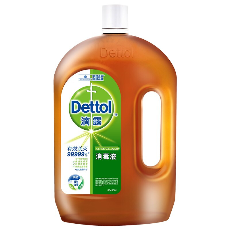滴露（Dettol） 松木清香 消毒液 1.8L（单位：瓶）