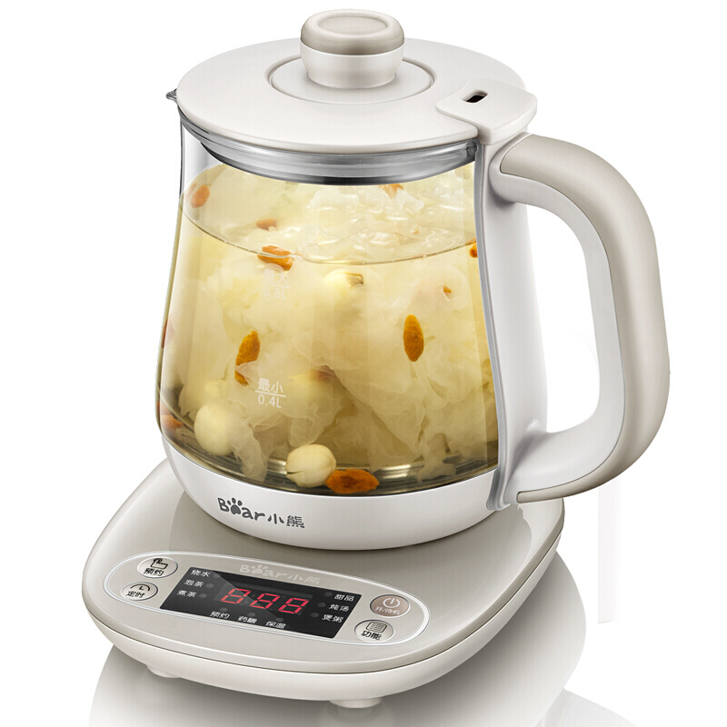 小熊 YSH-A08U6 迷你养生壶 0.8L（单位：个） 浅灰色