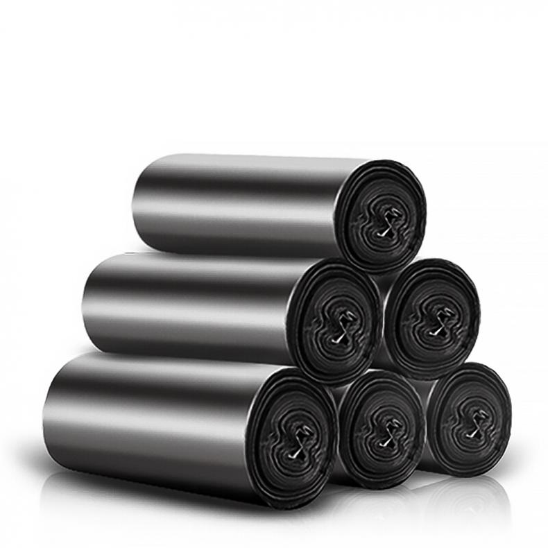 尚岛宜家（sodolike） 50*65cm 背心手提式垃圾袋 5卷 150只/包 （单位：包）  黑色