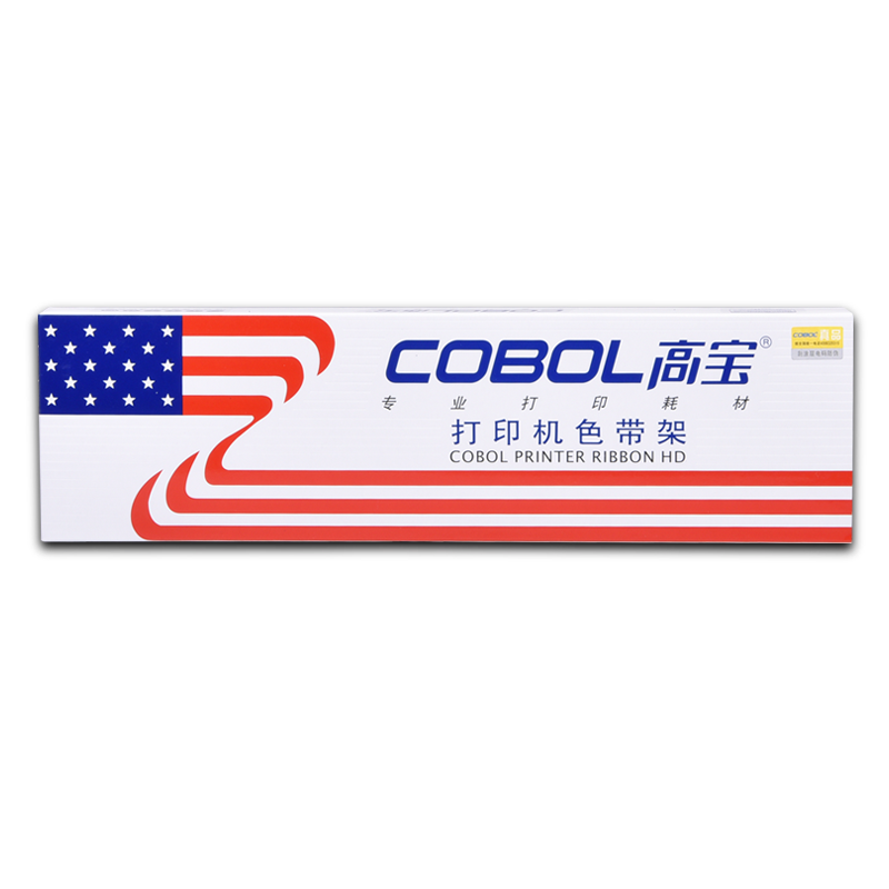 高宝（COBOL） NX500 色带架 12.7mm*8M 左扭 （单位：支） 适用NX500 NX-510 NX400  CS24  BP650新老包装交替发货 黑色