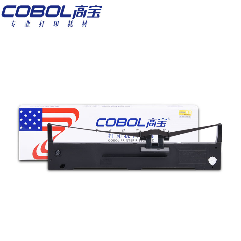 高宝 LQ590 色带架 12.7mm*12m （单位：支） 适用爱普生LQ590K LQ595K FX890 S015337/15329 LQ-595KII  LQ-590KII 黑色