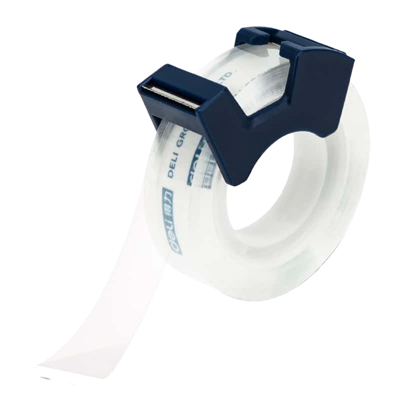 得力（deli） 30123 文具胶带套装 12mm*25Y*38um 1卷/卡 （单位：卡） 透明