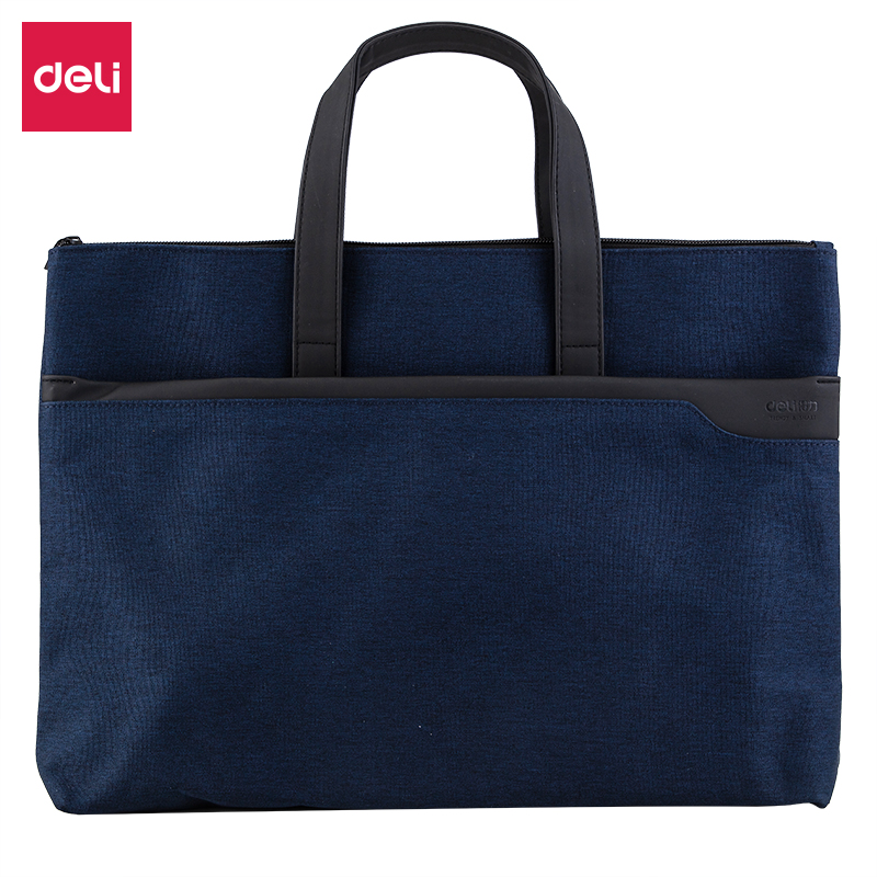 得力（deli） 63750 公文包 400*55*300mm （单位：个） 蓝色