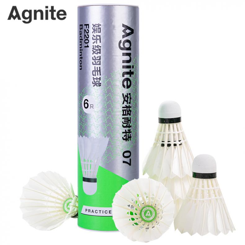 安格耐特（Agnite） F2201 羽毛球 6个/筒 （单位：筒）  白色