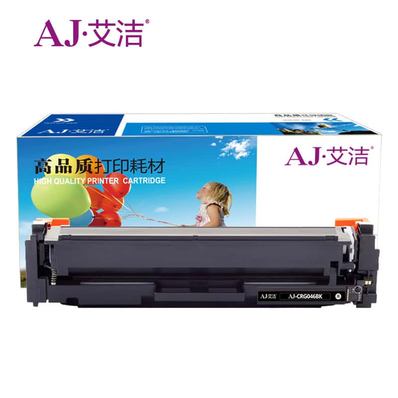 艾洁（AJ） AJ-CRG 046BK 商务版 硒鼓 2200页 （单位：支） 适用佳能iCMF735CxiCMF732CdwLBP654CxLBP653CdwMF735Cdw33Cdw打印机 黑色