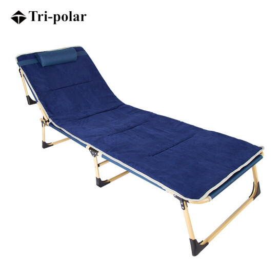 三极户外 折叠床(含垫子) TP1022 193*68*30cm 藏青色