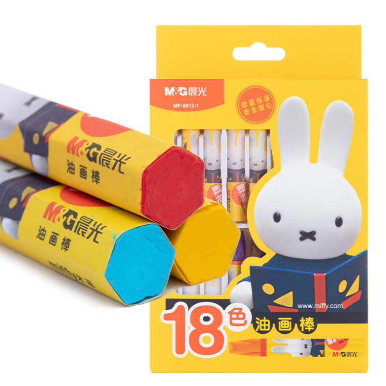 晨光（M&G） MF9012-1 油画棒 18色/盒 （单位：盒）  
