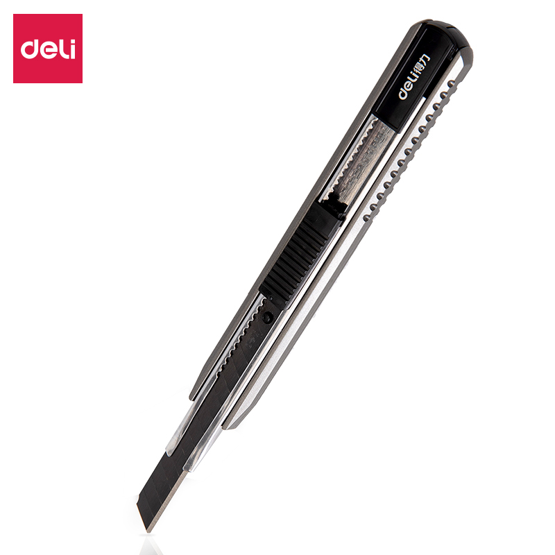 得力 2036S 美工刀 金属灰