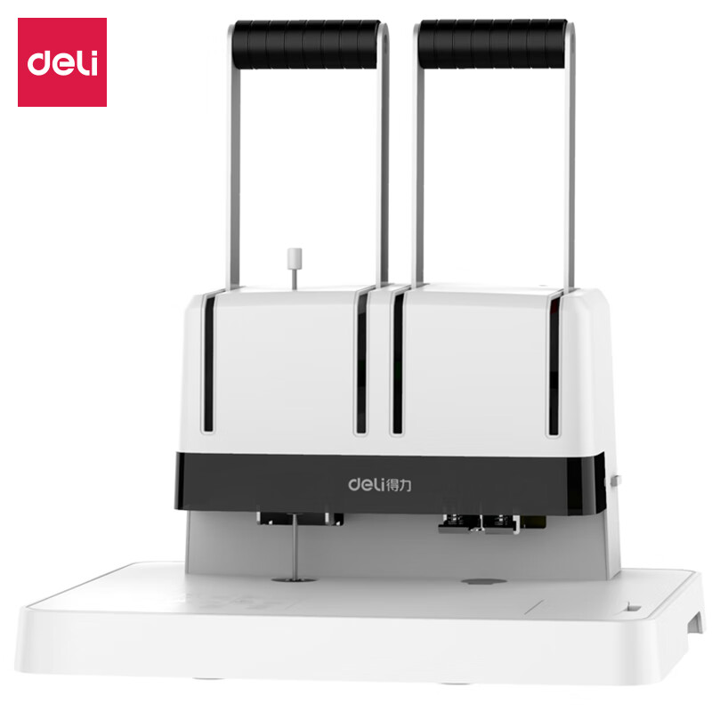 得力（deli） 14650 财务装订机 钻头尺寸&phi;5*30mm （单位：台） 白色