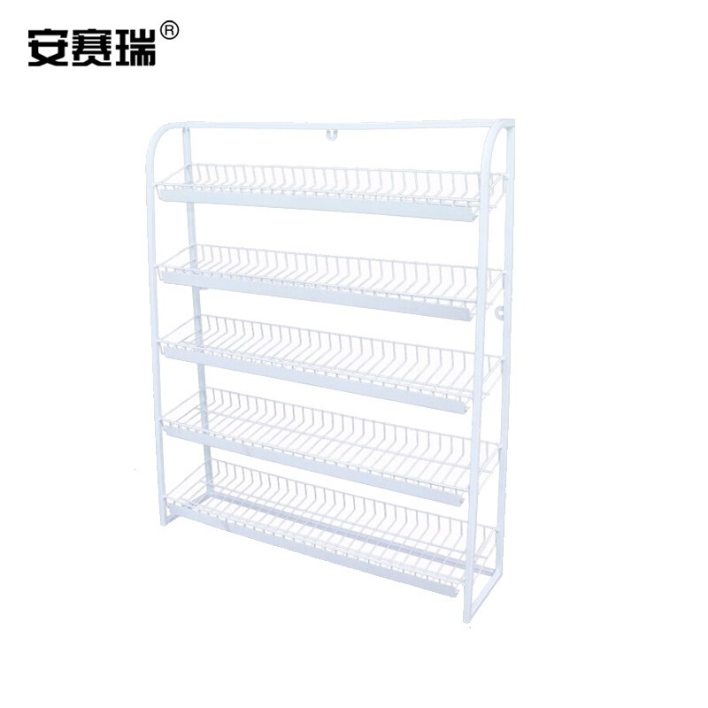 安赛瑞 冷轧钢小型展示货架  500×150×670mm 16248 白色