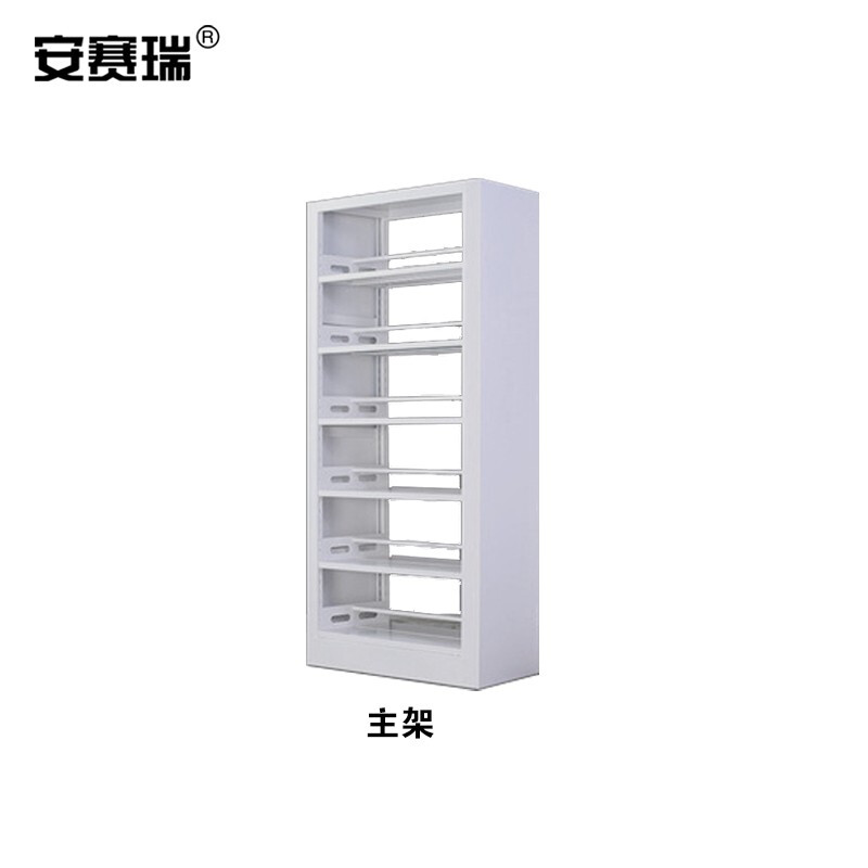 安赛瑞 冷轧钢板展示架 2000*1000*450mm 双面6层主架 16308 灰白色