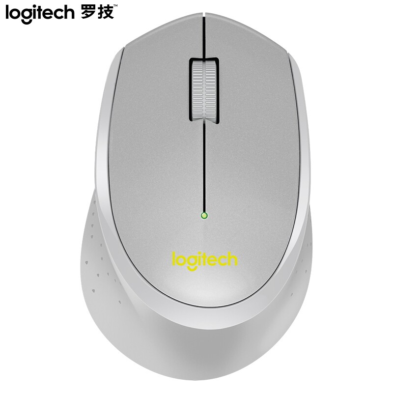 罗技(Logitech) 无线静音鼠标 M330 灰色