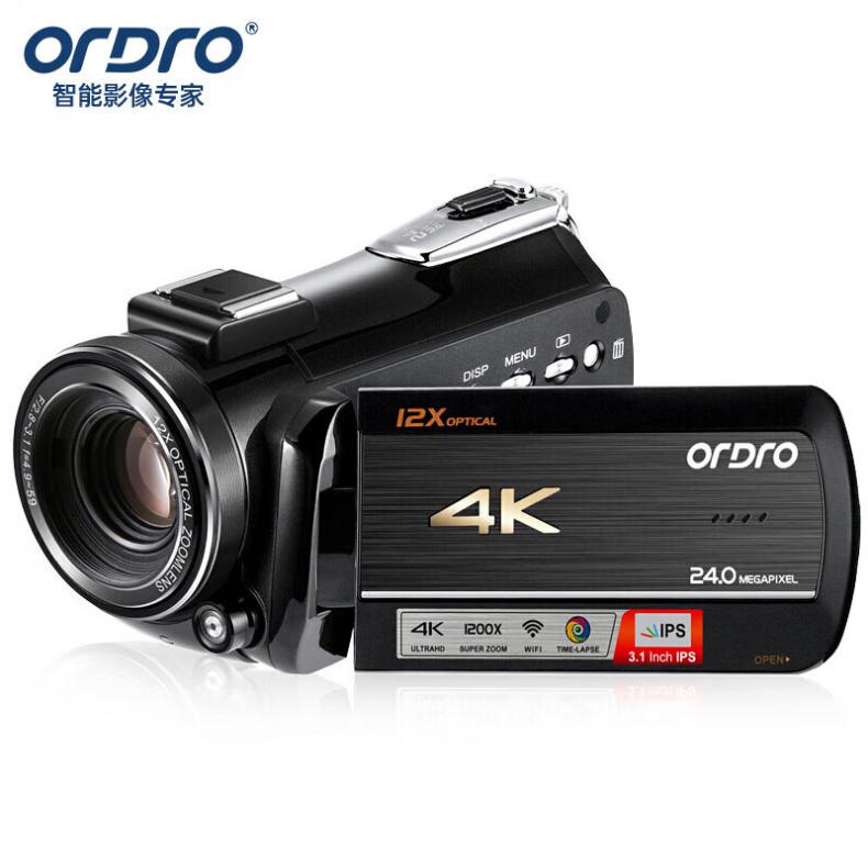 欧达（Ordro） AC5 专业摄录一体机 标配版不含卡 4K （单位：台）  