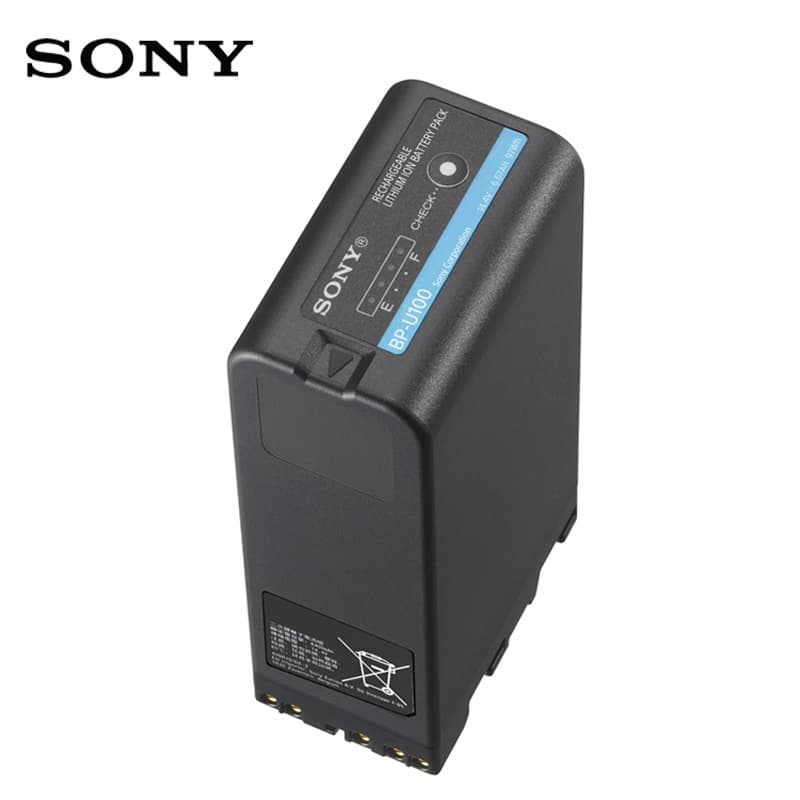 索尼（SONY） BP-U100 原装锂电池 适用于索尼Z280V、FS5M2、FS7M2、FX6、FX9等 （单位：块） 黑色