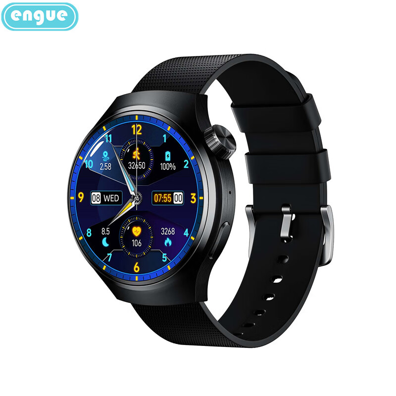 恩谷 EG-T12B 智能通话手表  （单位：个）  黑色