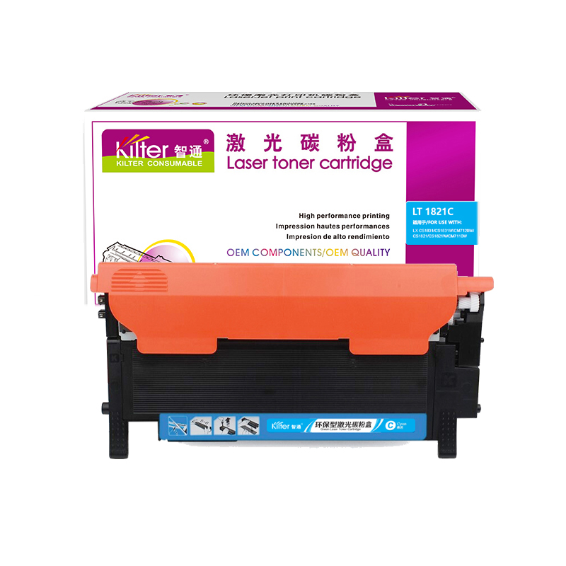 智通（ZT） LT1821C 粉盒 1000页 （单位：个） 适用Lenovo CM7120W/CS1821/CS1821W/CS1831 兰色