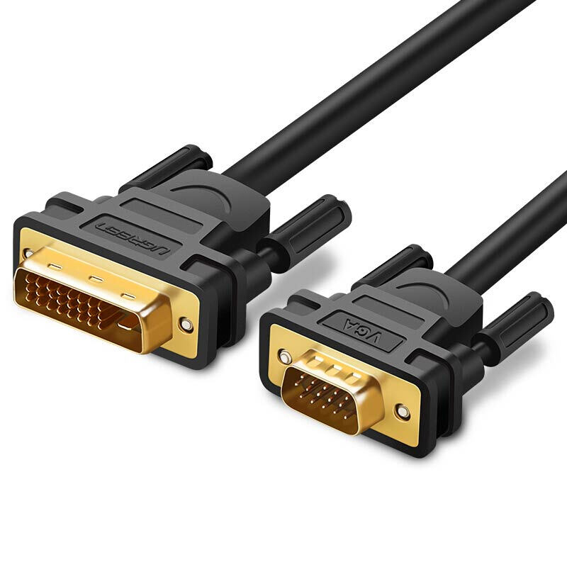 绿联（UGREEN） 30838 公对公 DVI转VGA转换线 长1.5m（单位：根）