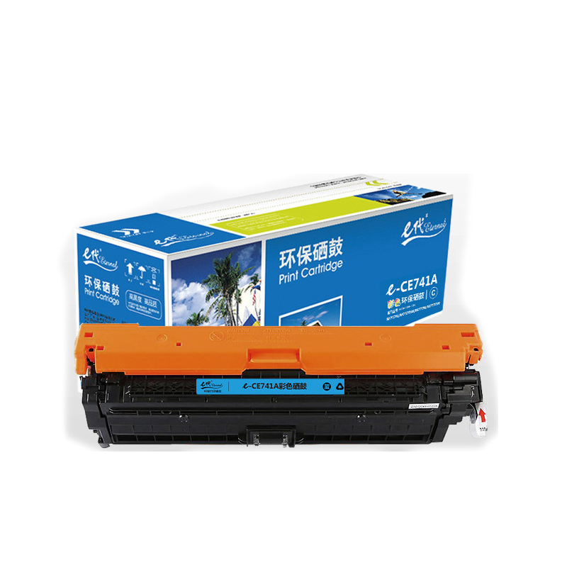 e代经典 CE741A 硒鼓 7300页 （单位：支） 适用HP5225/5225n/5225d 蓝色
