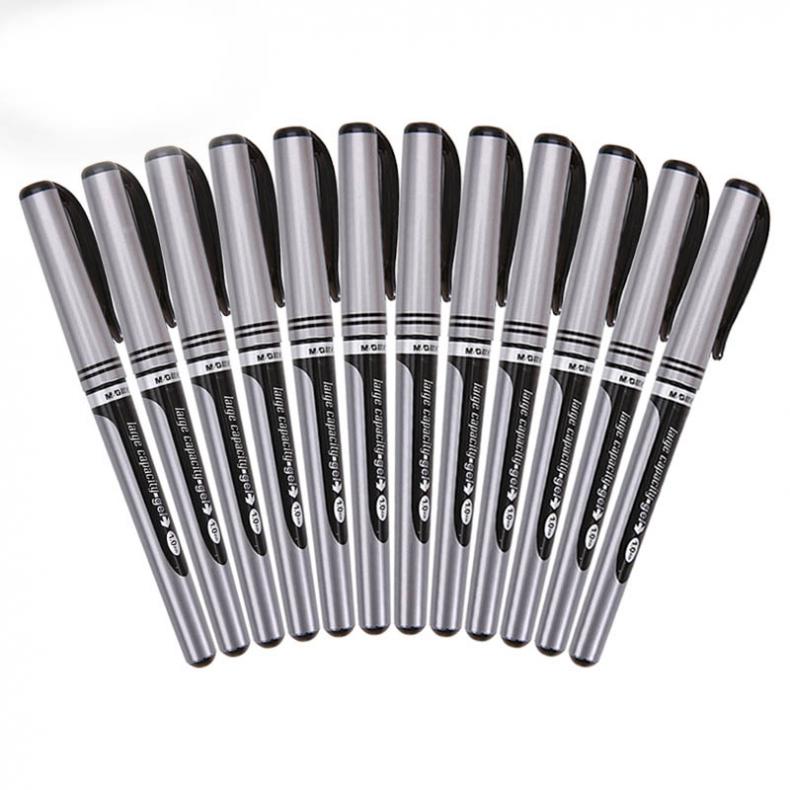 晨光（M&G） AGP13604 插拔子弹头大笔画中性笔 1.0mm 12支/盒 （单位：盒）  黑色