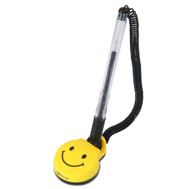 得力（deli） 6793 微笑台笔 0.5mm（单位：盒） 24支/盒 黑色