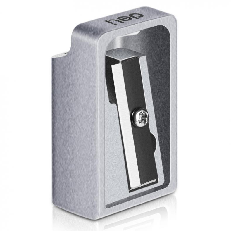 得力（deli） 0596 经典锌合金卷笔刀 长36mm*宽20mm*厚14mm （单位：个）  