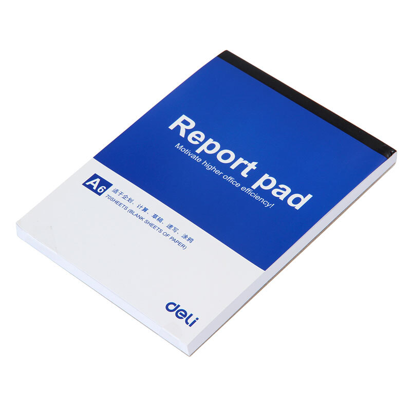 得力（deli） 7713 便签本 A6 70张 10本/组 （单位：组）  蓝色