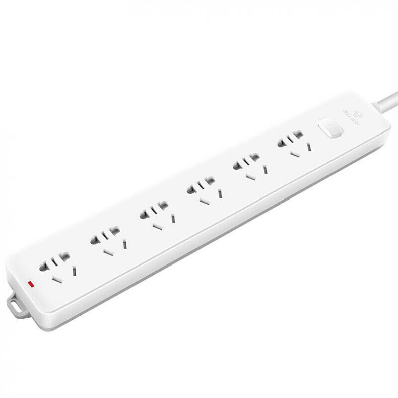 公牛（BULL） GN-107 新国标插座 6位总控 （单位：个） 3米 白色