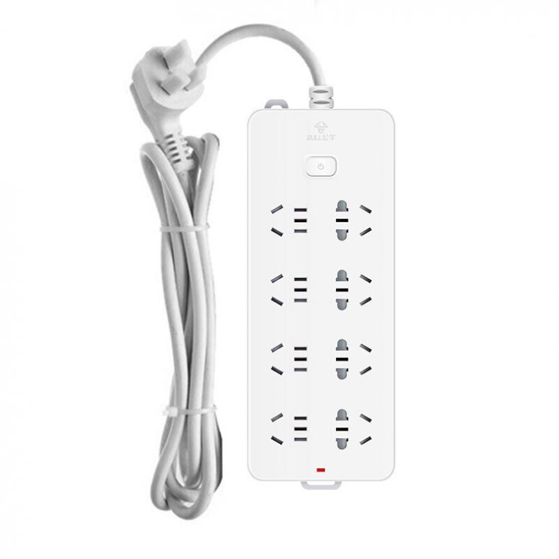 公牛（BULL） GN-217 新国标插座 8位总控 （单位：个） 5米 白色