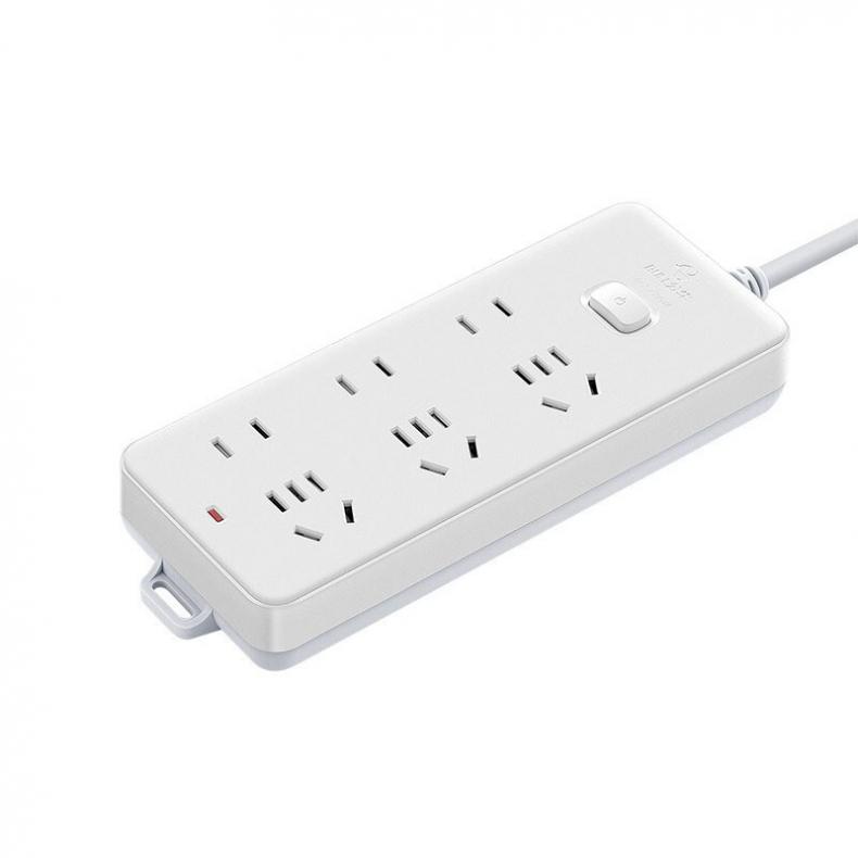 公牛（BULL） GN-402 新国标插座 6位总控 （单位：个） 3米 白色