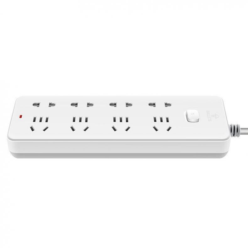 公牛（BULL） GN-403 新国标插座 8位总控 （单位：个） 3米 白色