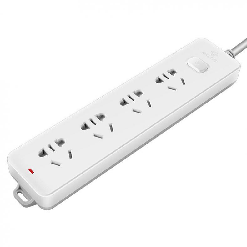 公牛（BULL） GN-410 新国标插座 4位总控 3米 （单位：个）  白色