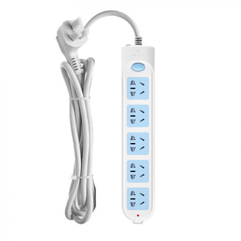 公牛（BULL） GN-602 新国标插座 5位总控 （单位：个） 3米 蓝白色