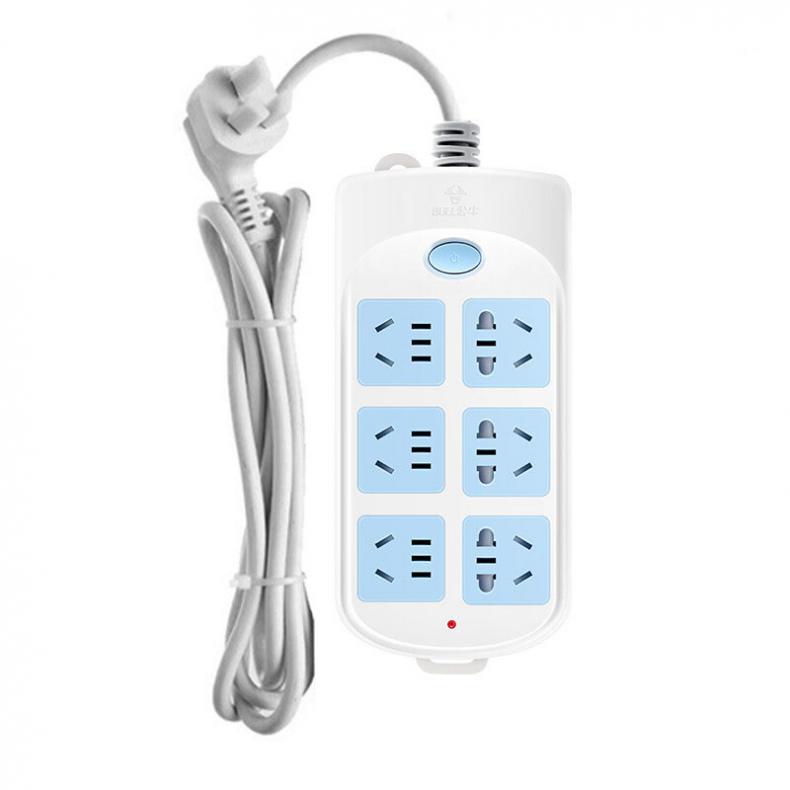 公牛（BULL） GN-603 新国标插座 6位总控 （单位：个） 3米 白色