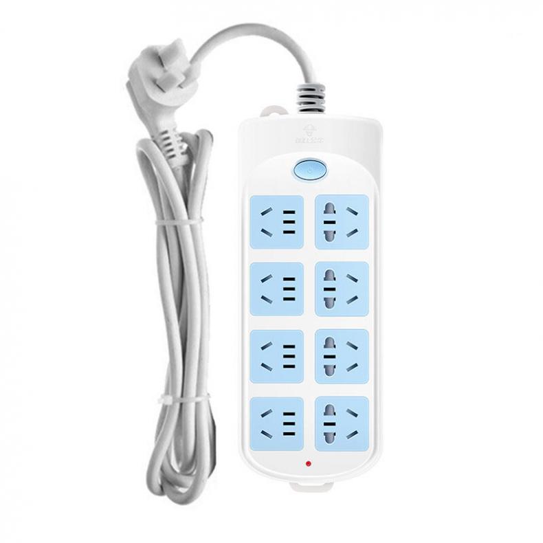 公牛（BULL） GN-604 新国标插座 8位总控 （单位：个） 3米 白色