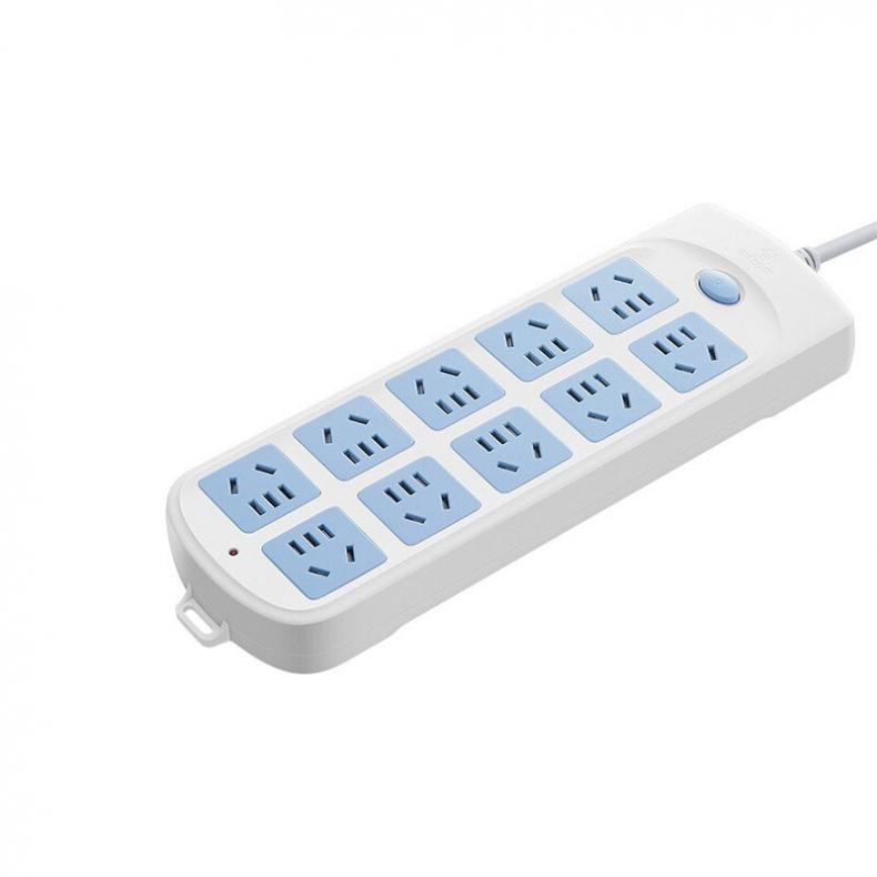 公牛（BULL） GN-605 新国标插座 10位总控 （单位：个） 5米 白色