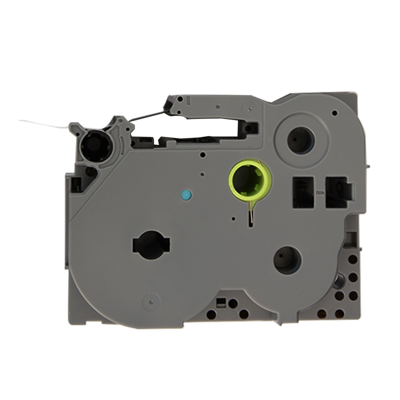 艾洁（AJ） AJ-PL-151 标签机色带 宽24mm*长8m（单位：个） 适用兄弟PT-1010/1100CH/1280/1400 TZe-151标签机色带 透明底黑字