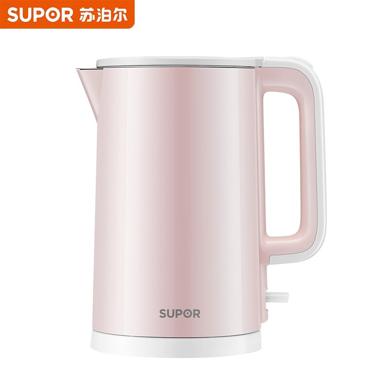 苏泊尔（SUPOR） SW-15S02A 电热水壶 1.5L（单位：台） 304不锈钢 粉色