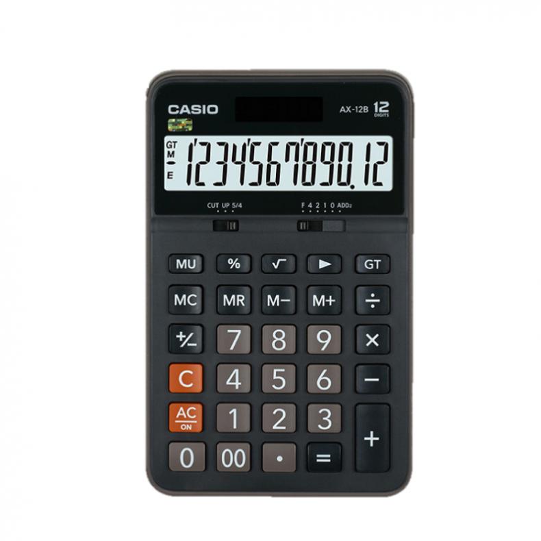 卡西欧（CASIO） AX-12B 中型商务计算器 12位 （单位：个） 长175.5mm*宽110.5mm*高25mm 