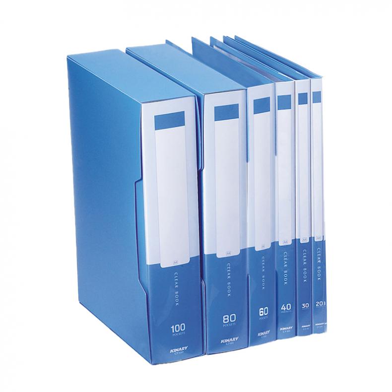 金得利 CF60 优系列资料收纳册 A4 60页 （单位：个）  蓝色