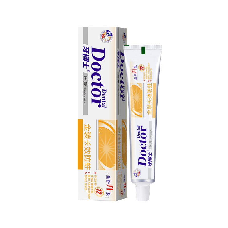 牙博士 金装长效防蛀 牙膏 220g （单位：盒）  