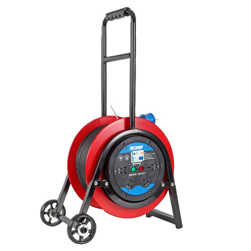 野狼（yelang） YL-35CBS-09100 移动电缆盘国标插座卷线盘 3*1.5mm²*100米（单位：个）