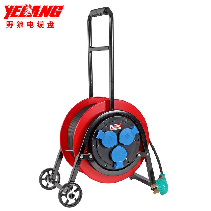 野狼（yelang） YL-35CTFS-A1650 轮车380V电缆盘 3*2.5+1*1.5mm²*50米（单位：个）